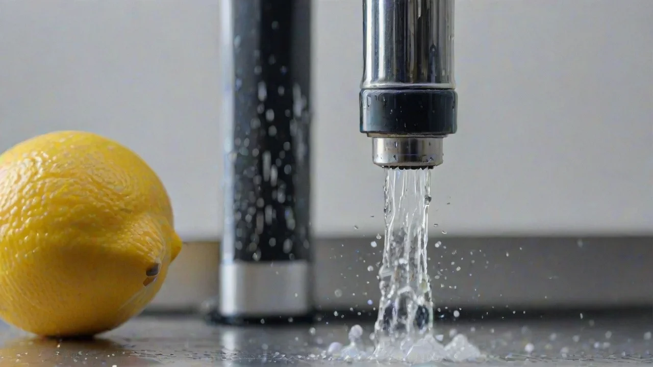 Pervane deliklerinde biriken limon çekirdeği ve kireç