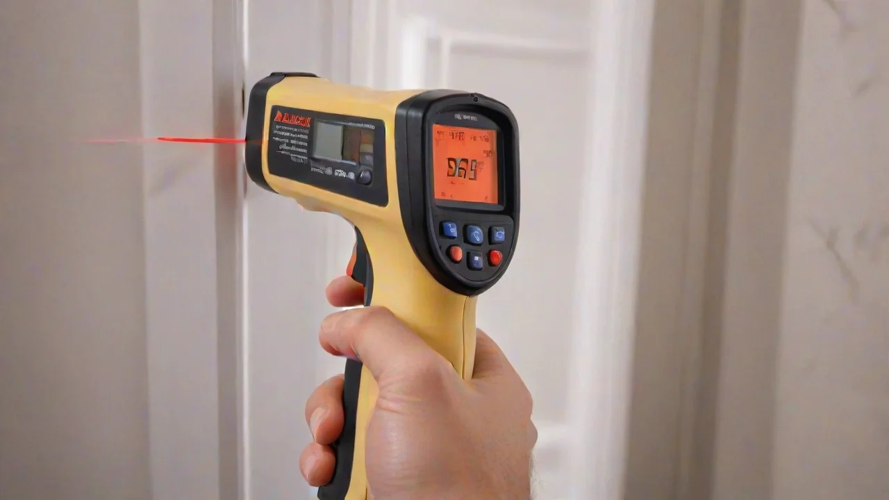 Kızılötesi termometre ile petek sıcaklık delta-T testi
